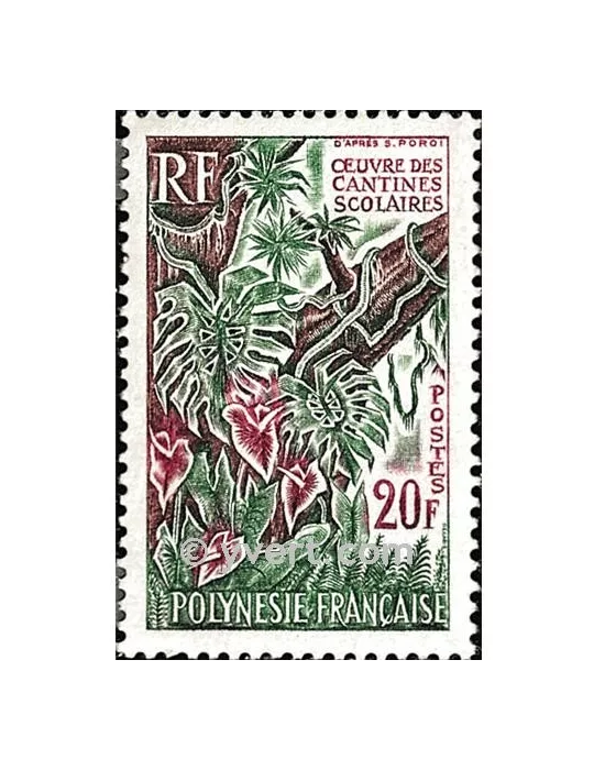 n° 35 - Timbre Polynésie Poste