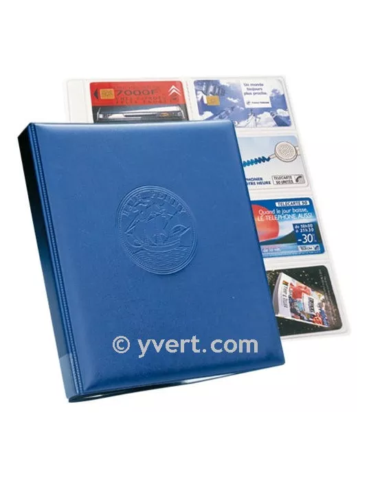 CARAVELLE : la reliure + 10 feuilles télécartes et coin cards