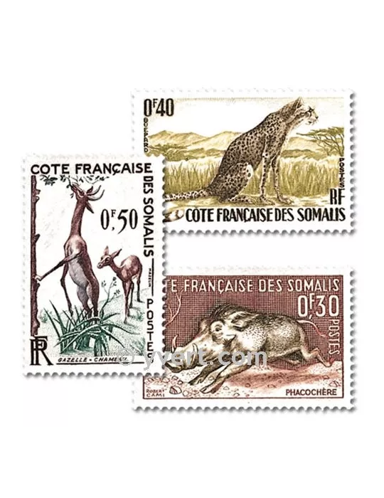 n° 287/289 - Timbre Cote des Somalis Poste