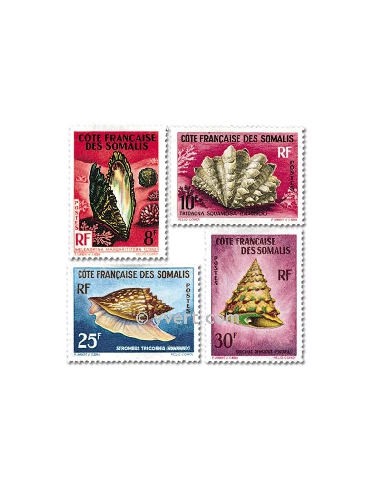 n° 311/314 - Timbre Cote des Somalis Poste