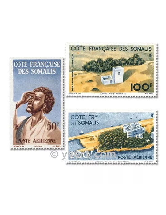 n° 20/22 - Timbre Cote des Somalis Poste aérienne