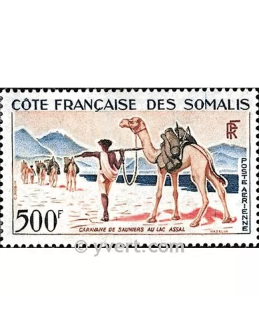 n° 29 - Timbre Cote des Somalis Poste aérienne