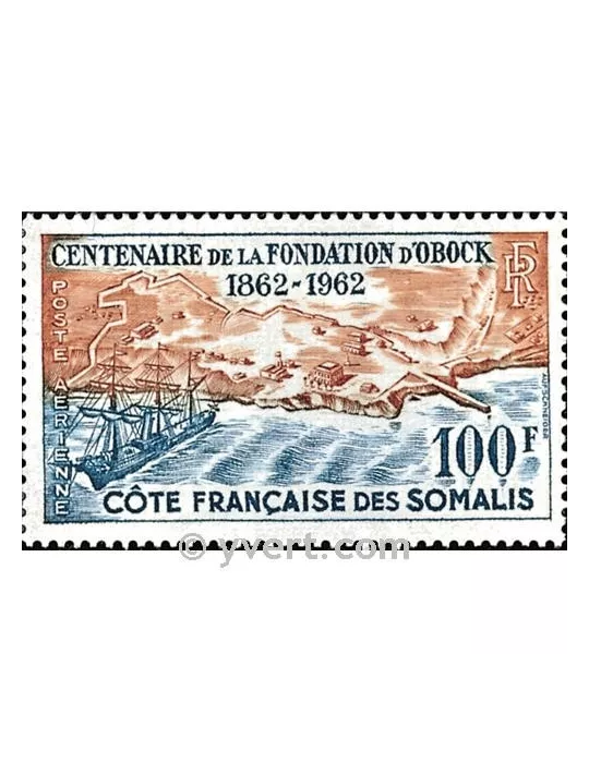 n° 30 - Timbre Cote des Somalis Poste aérienne