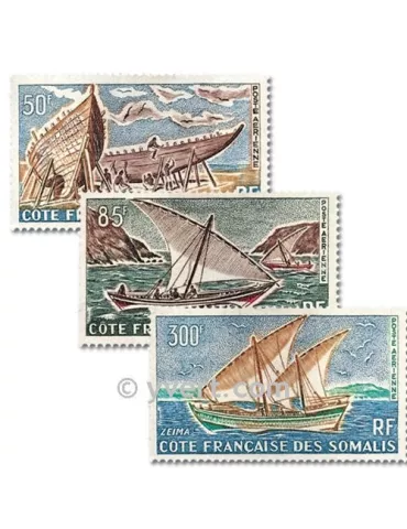 n° 38/40 - Timbre Cote des Somalis Poste aérienne