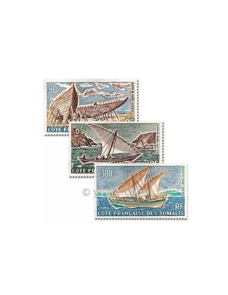 n° 38/40 - Timbre Cote des Somalis Poste aérienne