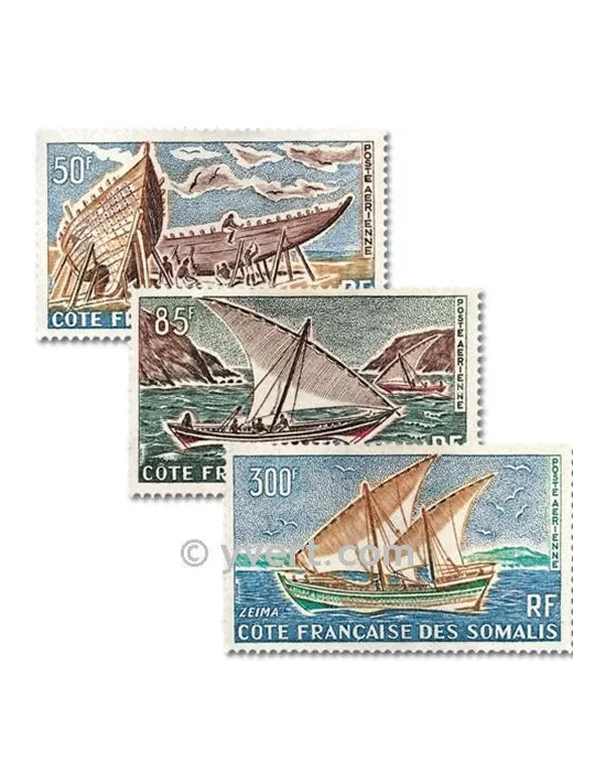 n° 38/40 - Timbre Cote des Somalis Poste aérienne