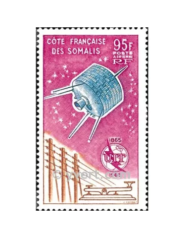 n° 42 - Timbre Cote des Somalis Poste aérienne