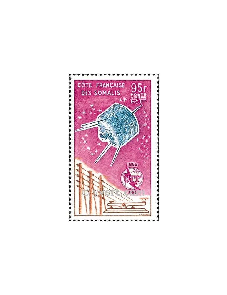 n° 42 - Timbre Cote des Somalis Poste aérienne
