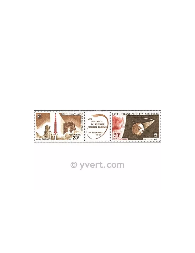 n° 46A - Timbre Cote des Somalis Poste aérienne