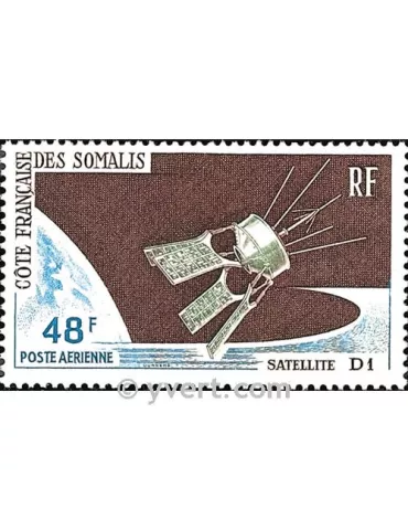 n° 48 - Timbre Cote des Somalis Poste aérienne