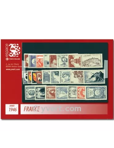 n° 748/771 - Timbre France Année complète (1946)