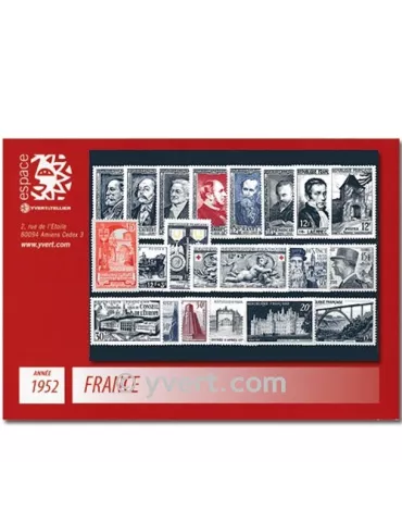 n° 919/939 - Timbre France Année complète (1952)