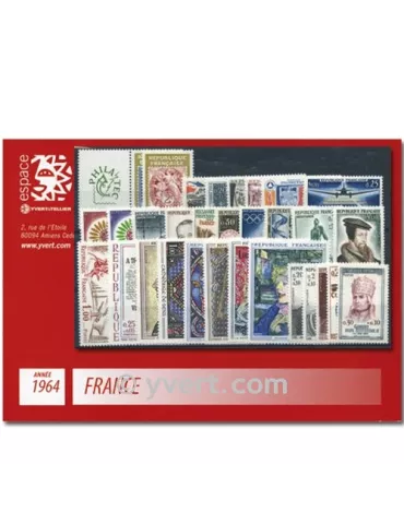 n° 1404/1434 - Timbre France Année complète (1964)