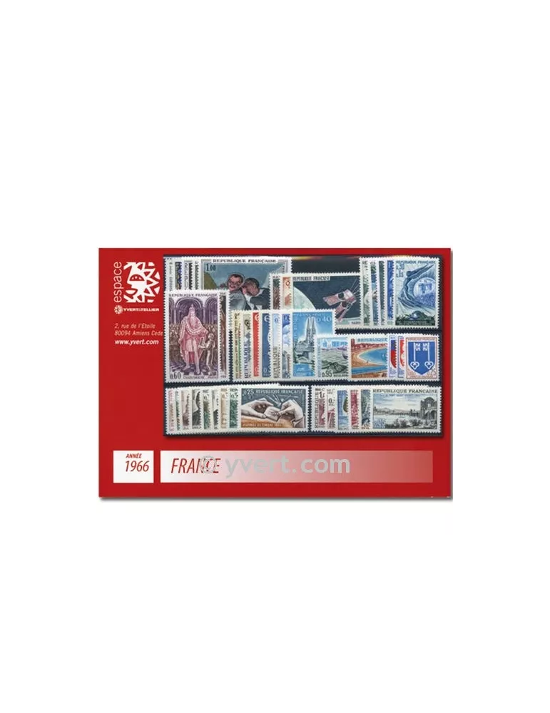 n° 1468/1510 - Timbre France Année complète (1966)