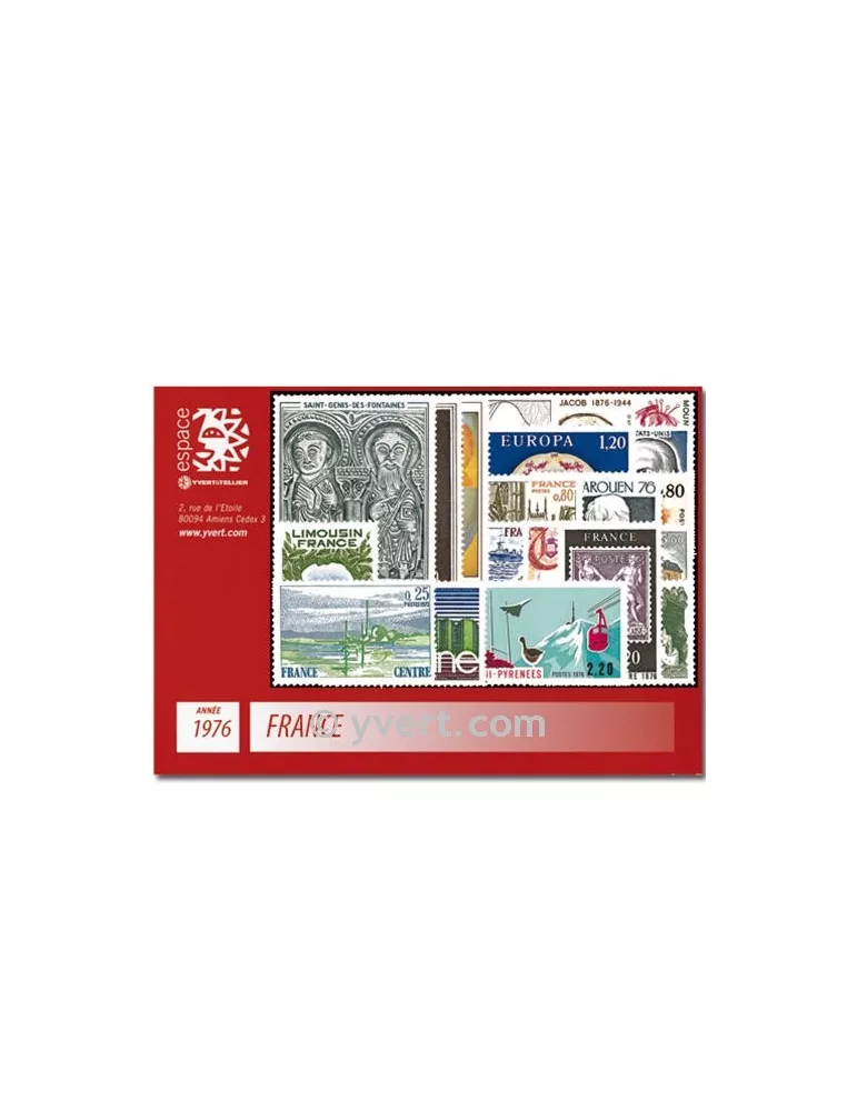 n° 1863/1913 - Timbre France Année complète (1976)
