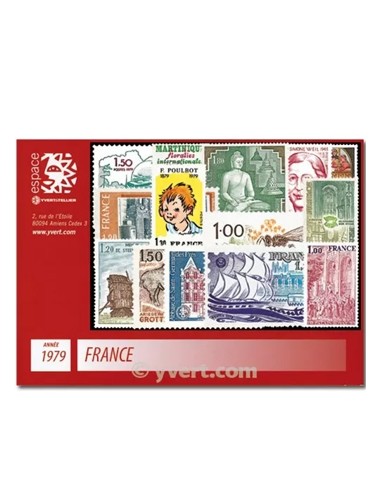 n° 2028/2072 - Timbre France Année complète (1979)