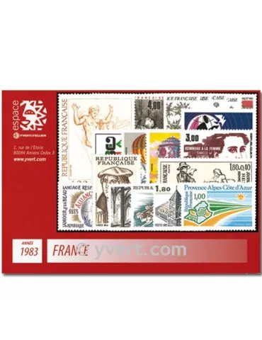n° 2252/2298 - Timbre France Année complète (1983)