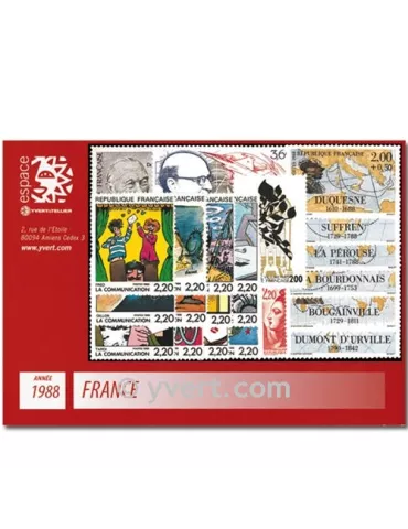 n° 2501/2559 - Timbre France Année complète (1988)