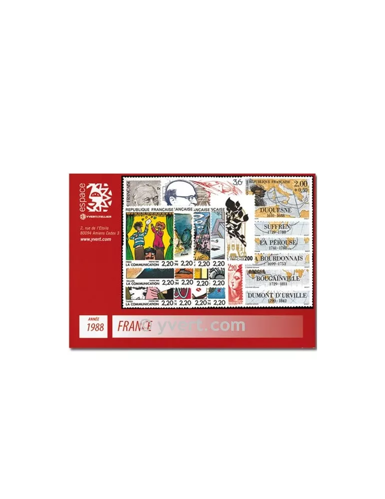 n° 2501/2559 - Timbre France Année complète (1988)