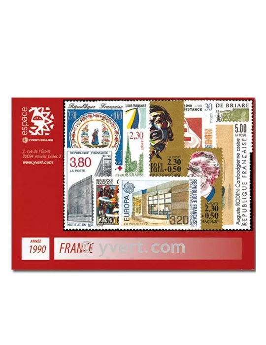 n° 2615/2675 - Timbre France Année complète (1990)