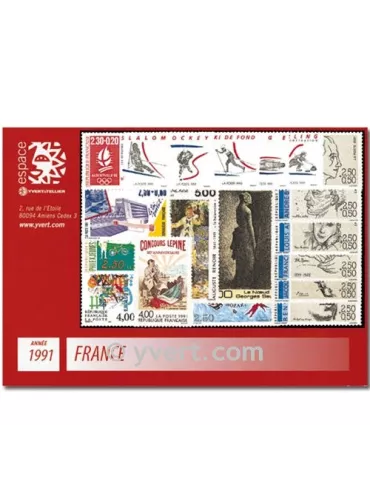 n° 2676/2735 - Timbre France Année complète (1991)