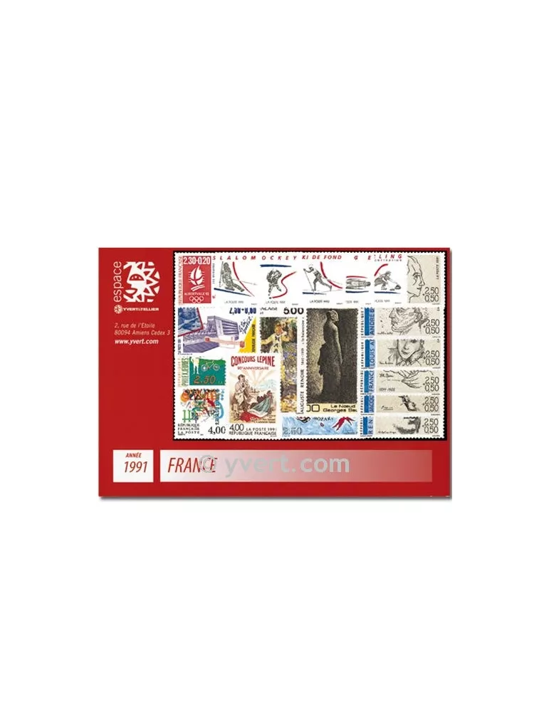 n° 2676/2735 - Timbre France Année complète (1991)