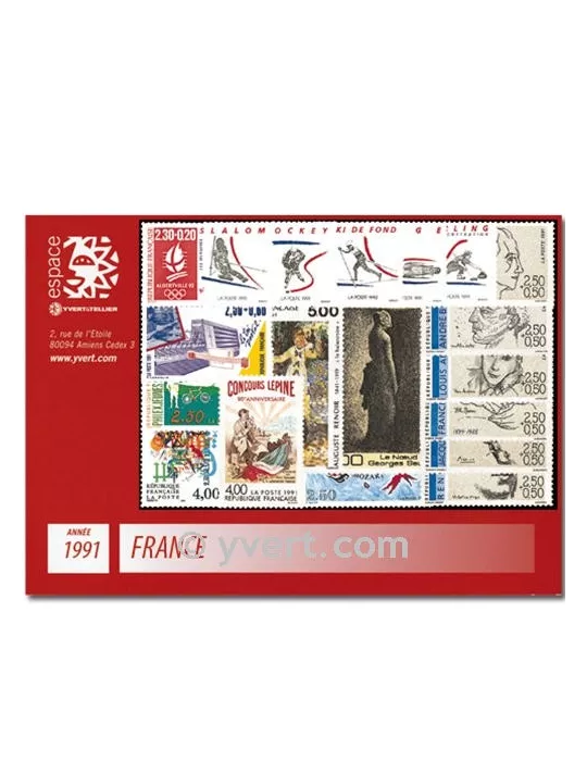 n° 2676/2735 - Timbre France Année complète (1991)