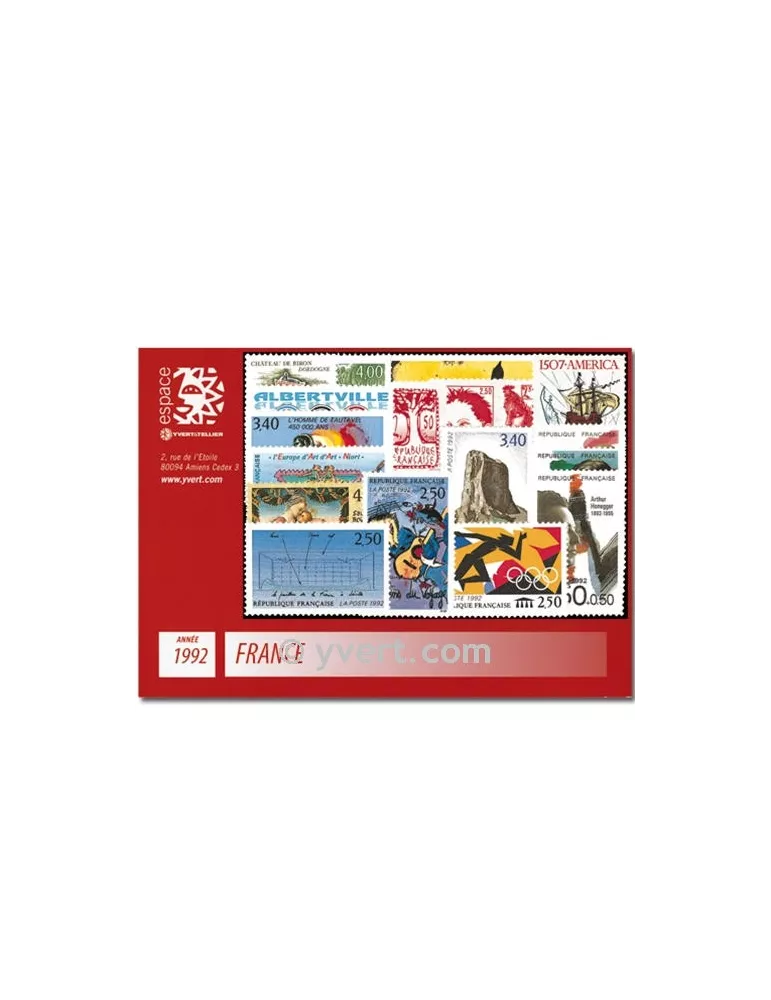 n° 2736/2784 - Timbre France Année complète (1992)