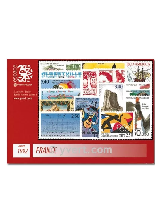 n° 2736/2784 - Timbre France Année complète (1992)