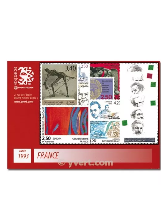 n° 2785/2853 - Timbre France Année complète (1993)
