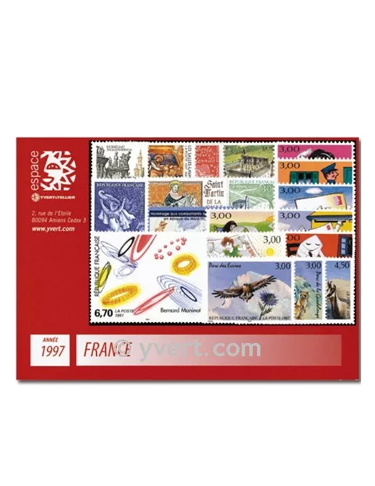 n° 3042/3128 - Timbre France Année complète (1997)