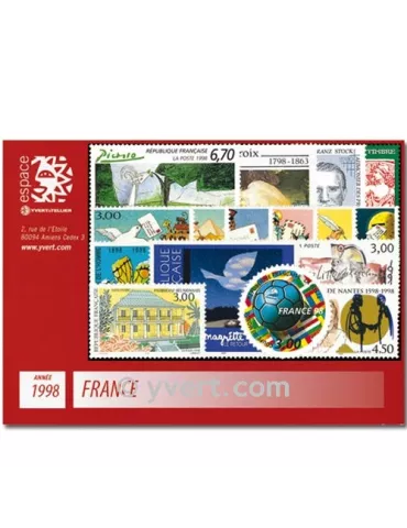 n° 3129/3210 - Timbre France Année complète (1998)
