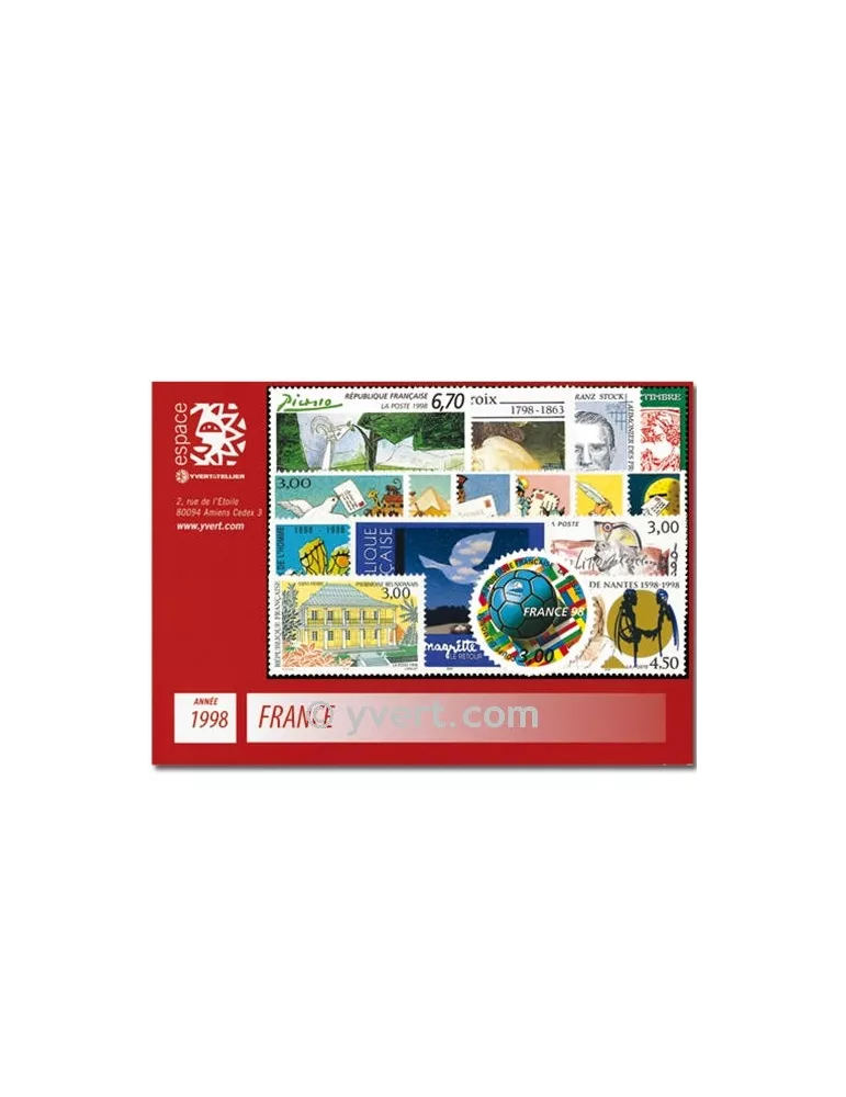 n° 3129/3210 - Timbre France Année complète (1998)