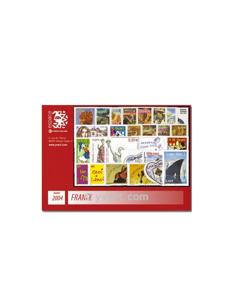 n° 3632/3730 - Timbre France Année complète (2004)