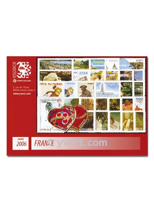 n° 3861/3995 - Timbre France Année complète (2006)
