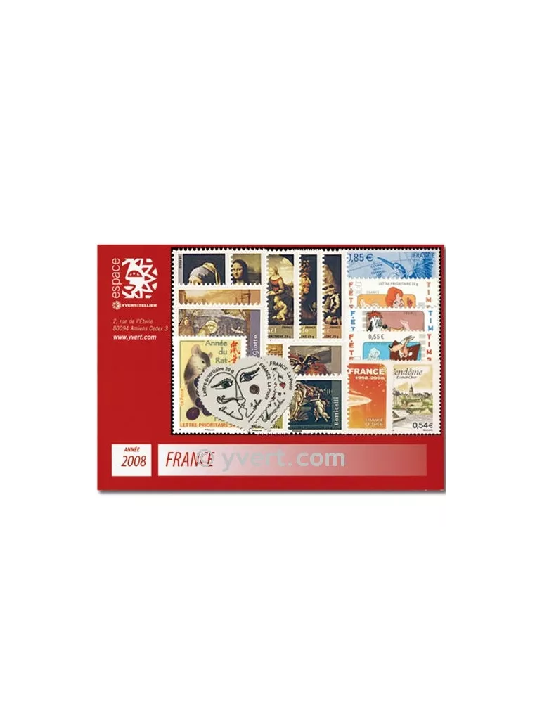 n° 4127/4323 - Timbre France Année complète (2008)