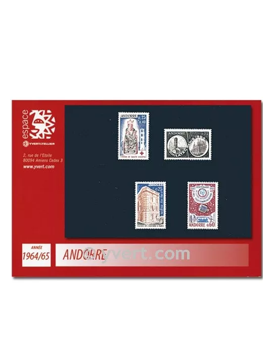 n° 171/174 - Timbre Andorre Année complète (1964/65)