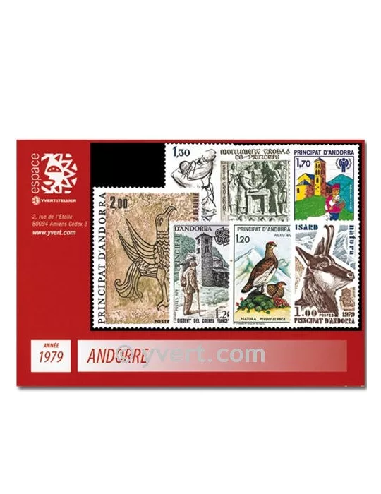 n° 274/281 - Timbre Andorre Année complète (1979)
