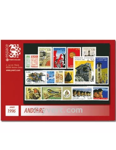 n° 467/483 - Timbre Andorre Année complète (1996)
