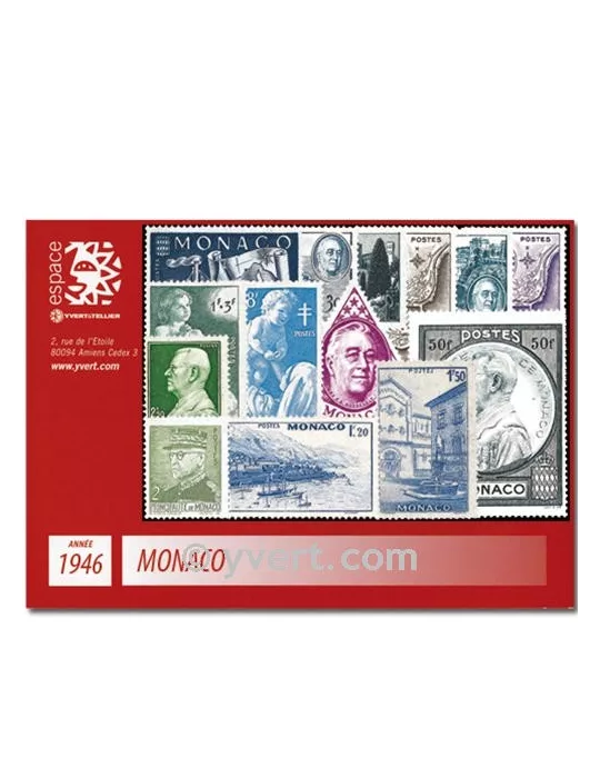 n° 274/300 - Timbre Monaco Année complète (1946)