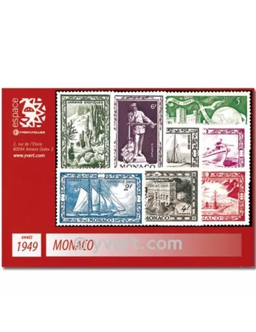 n° 324/337B - Timbre Monaco Année complète (1949)