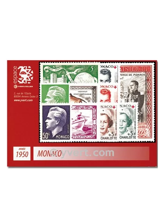 n° 338/350 - Timbre Monaco Année complète (1950)