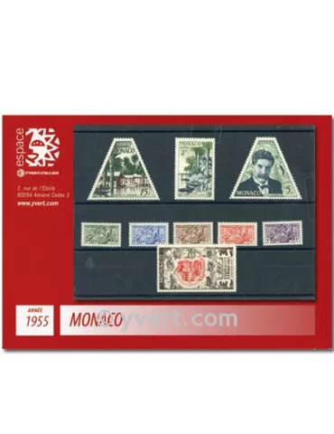 n° 412/440 - Timbre Monaco Année complète (1955)
