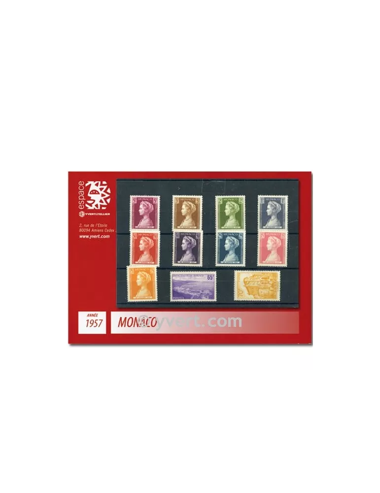 n° 478/488 - Timbre Monaco Année complète (1957)