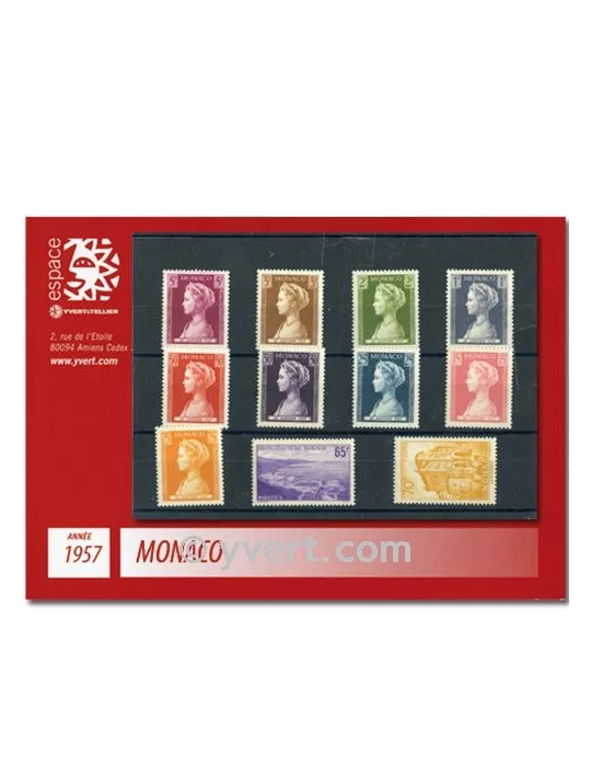 n° 478/488 - Timbre Monaco Année complète (1957)