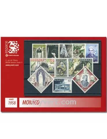 n° 489/502 - Timbre Monaco Année complète (1958)