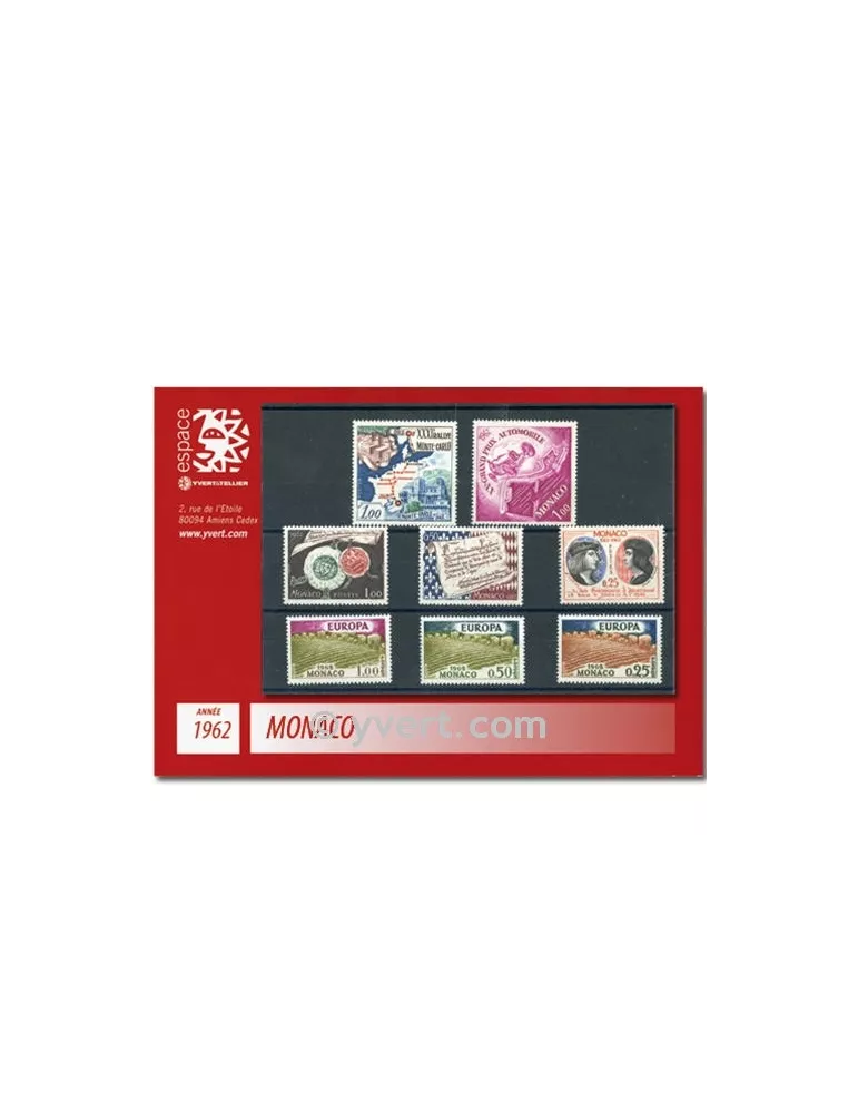 n° 571/598 - Timbre Monaco Année complète (1962)