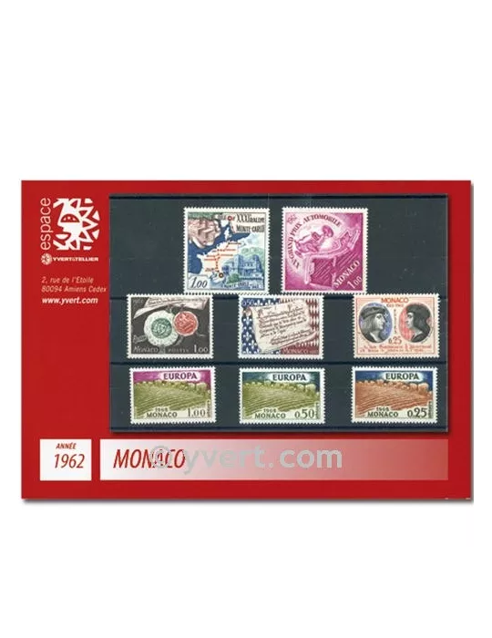 n° 571/598 - Timbre Monaco Année complète (1962)