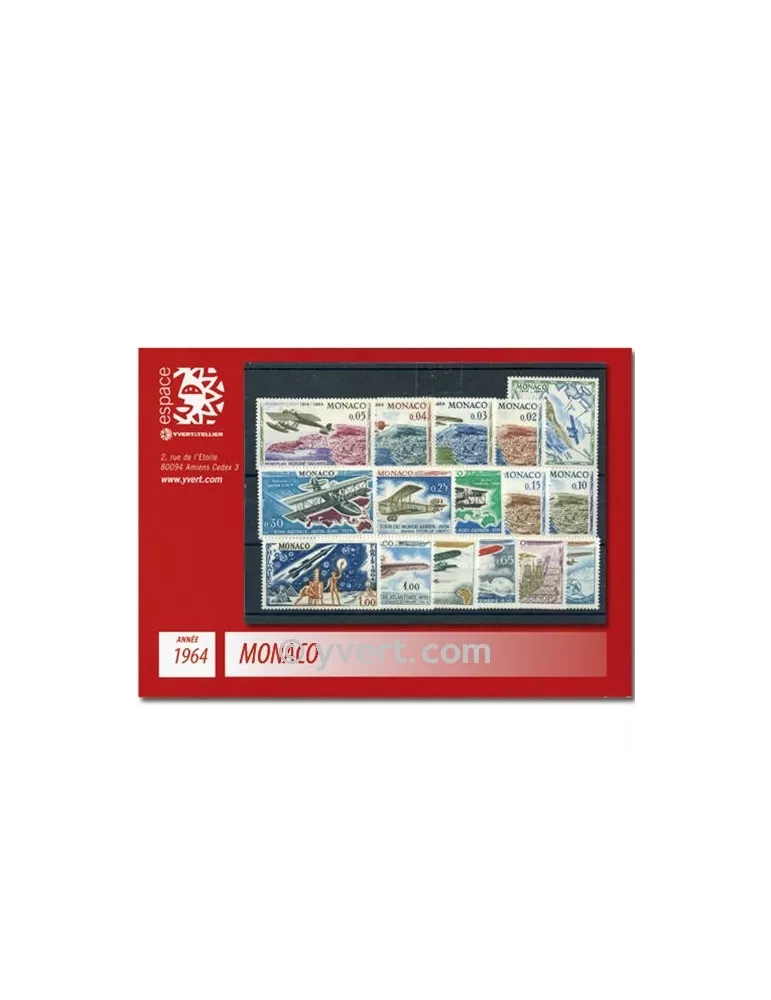 n° 636/663 - Timbre Monaco Année complète (1964)