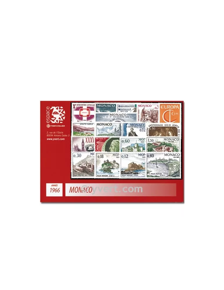 n° 677/707 - Timbre Monaco Année complète (1966)